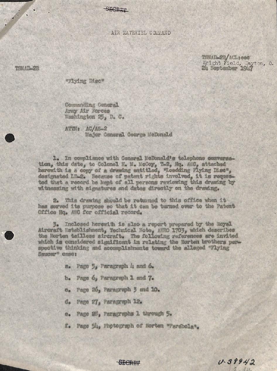 Derived page render from the official PDF: page 5, Loedding/Horten correspondence