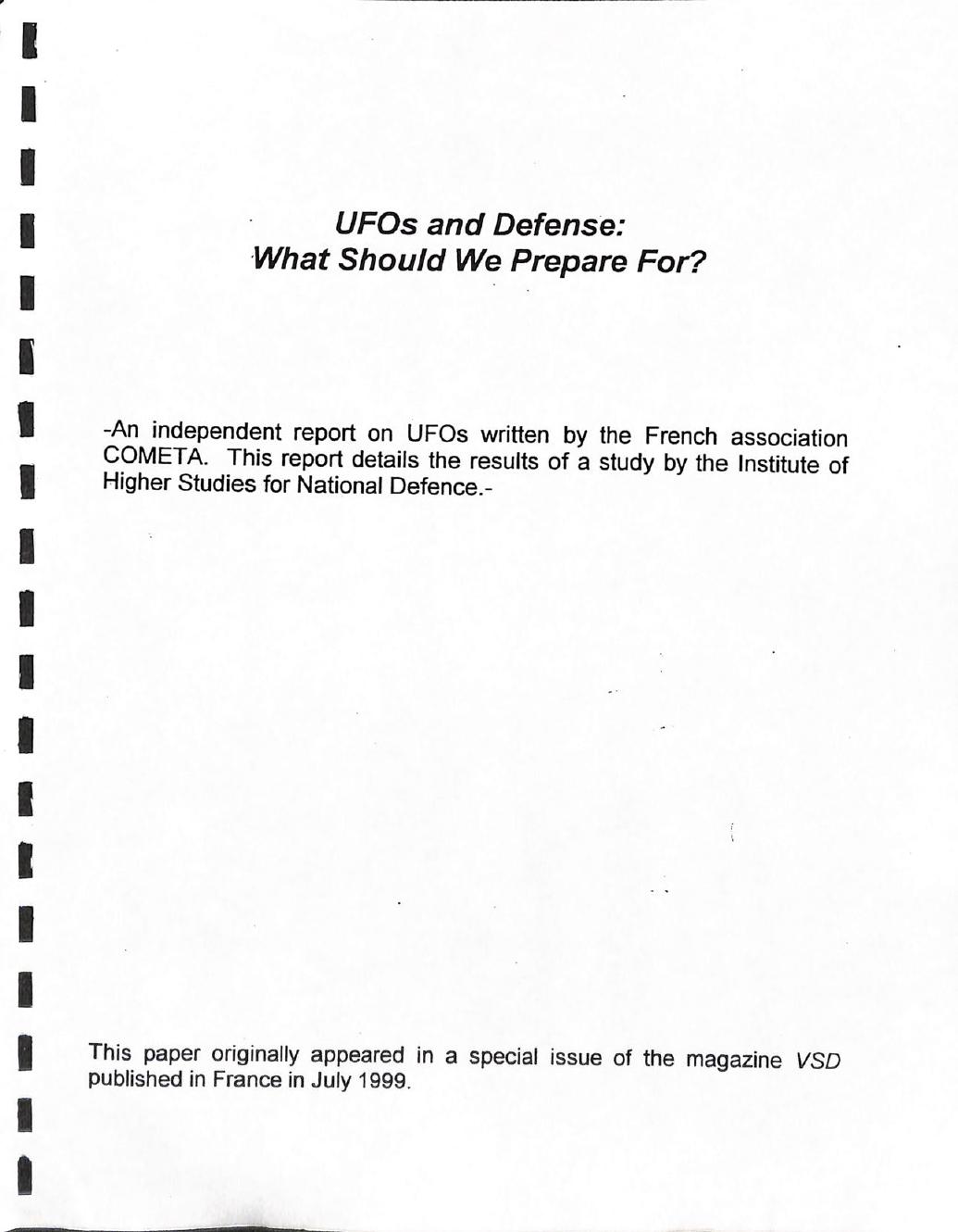 Derived render from official PDF page 005: COMETA report title page
