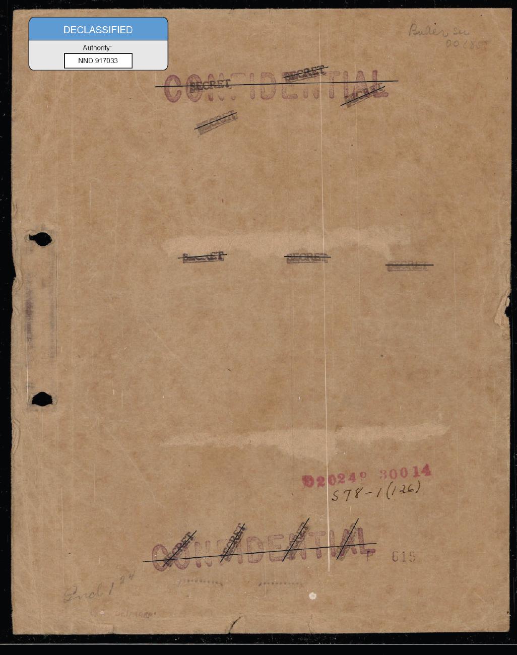 Derived Release 01 PDF page 001: declassified cover sheet