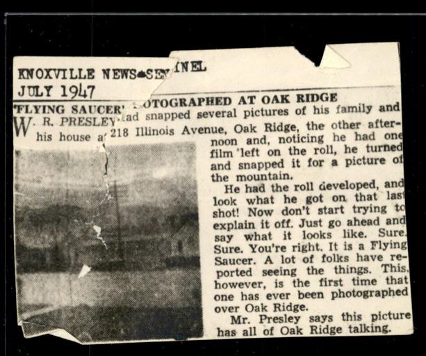 Derived official PDF page render: Knoxville News-Sentinel clipping