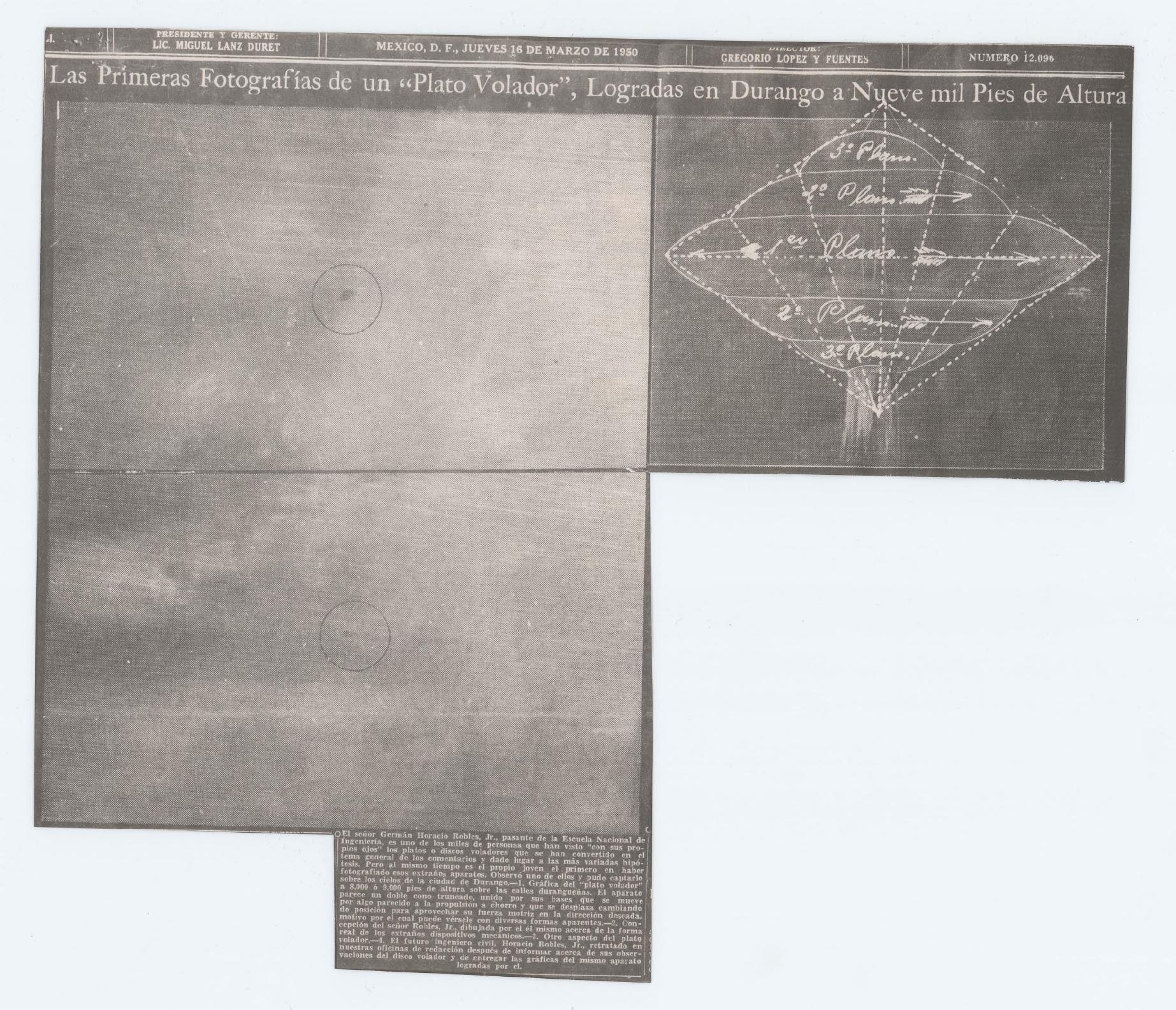 Derived official PDF page render: Durango newspaper clipping