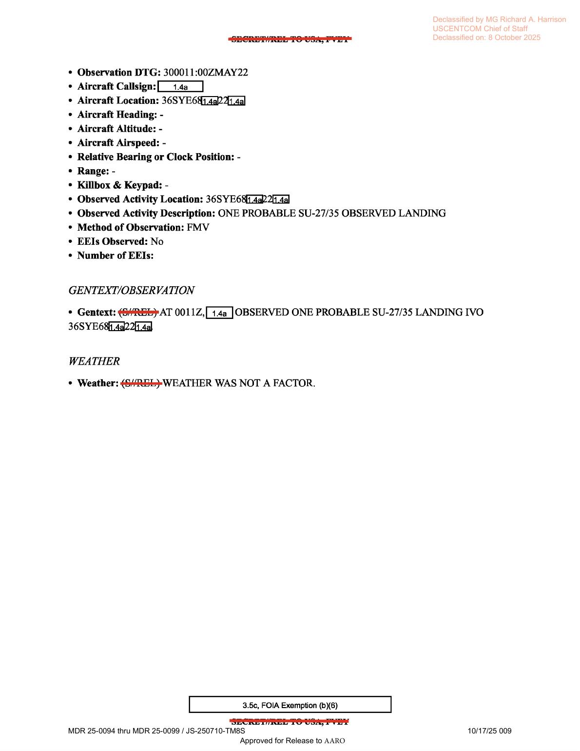Derived render of official PDF page 9: separate SU-27/35 observation line