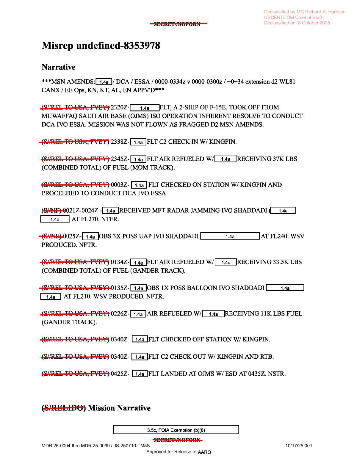 Derived page render from the official PDF: mission narrative page