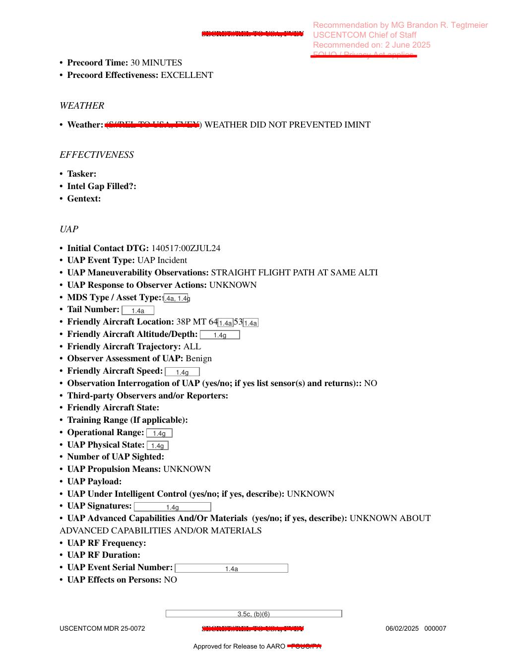Derived page render from the official DOW-UAP-D75 PDF: page 7 UAP form fields