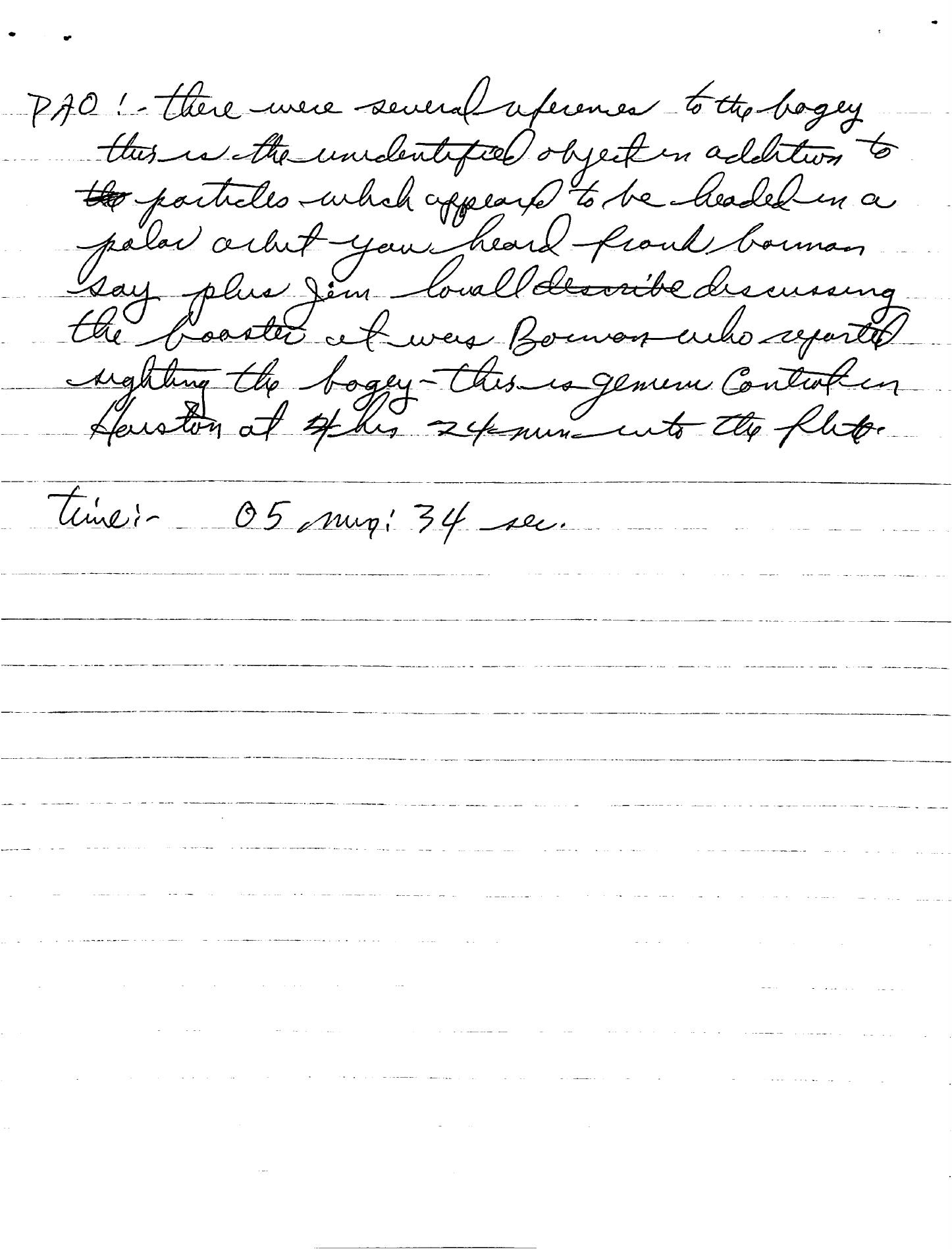 Derived page render from the official PDF, page 4: handwritten PAO closing note and timing notation.