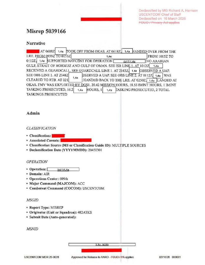 DOW-UAP-D64, Mission Report, Iran, November 2020 thumbnail
